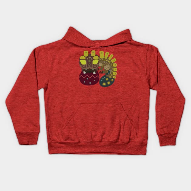 Uragaan Kids Hoodie by BlacIyc